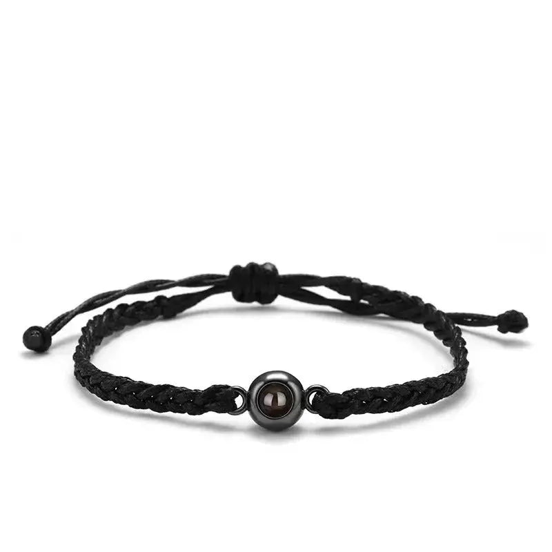 Stainless steel projected braided bracelet jewelry - FluxDigital
