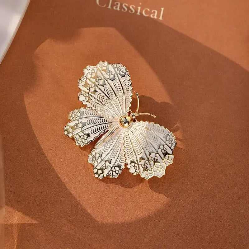Enamel butterfly brooch jewelry - FluxDigital