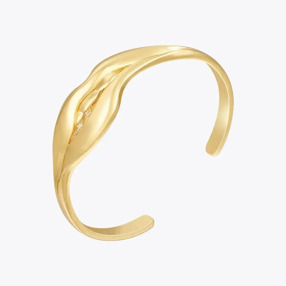 Bangle For Women Gold Color Fashion Cute Elegant Jewelry Friend Birthday - FluxDigital