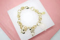 18K Gold Filled Nature, Fairy, Heart, Girl Boy Charms Bracelet (I405) - FluxDigital