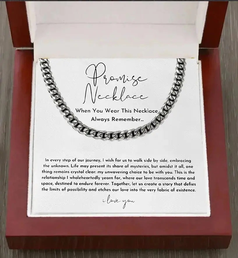 Cuban Chain Jewelry Men's Necklace Gift Set - FluxDigital