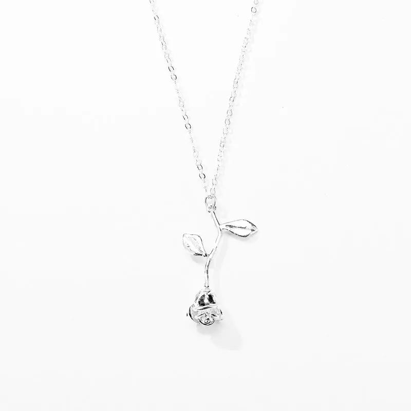New Jewelry Exquisite Rose Pendant Necklace For Girlfriend Valentine's Day Gift - FluxDigital