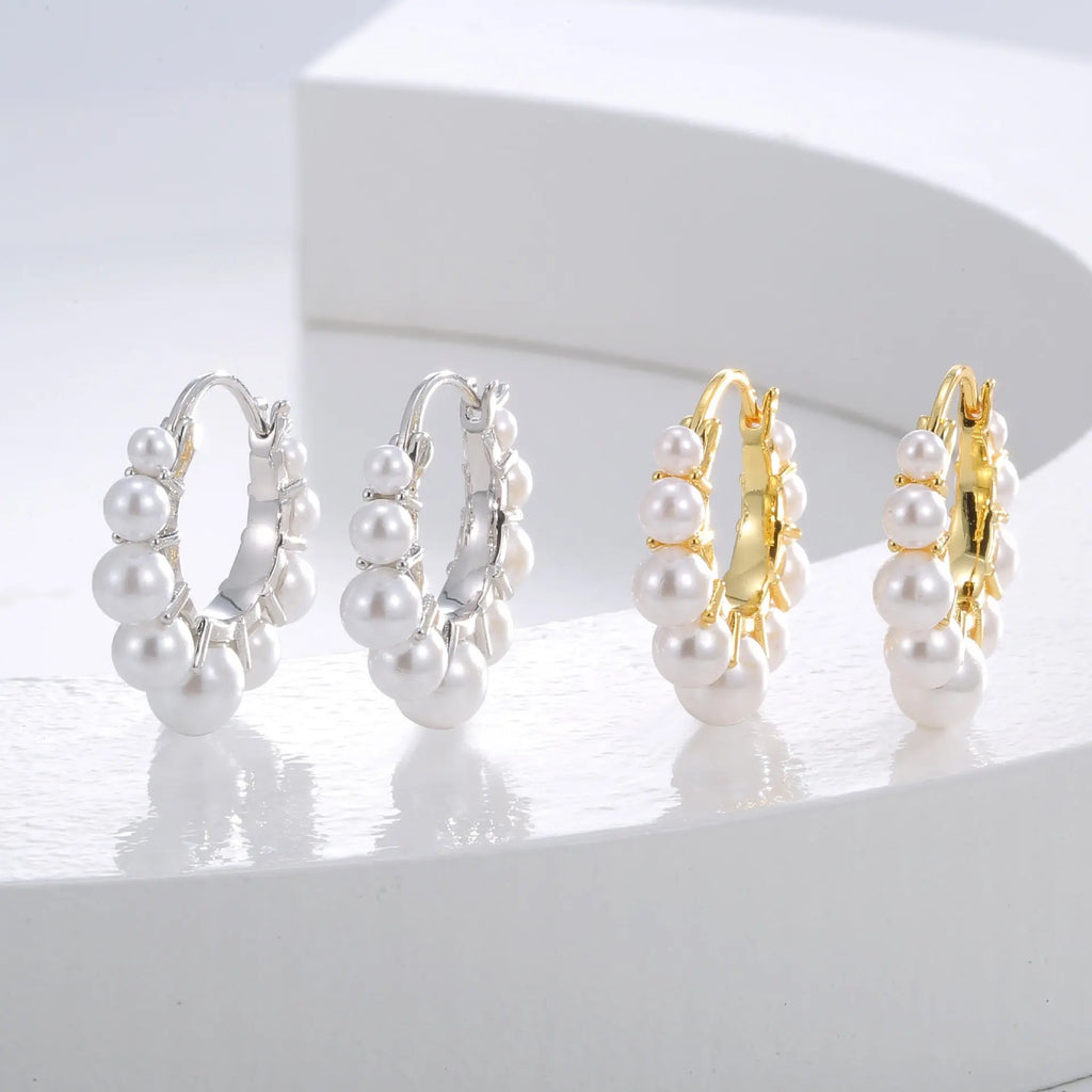 Fashion Pearl Earrings Jewelry - FluxDigital