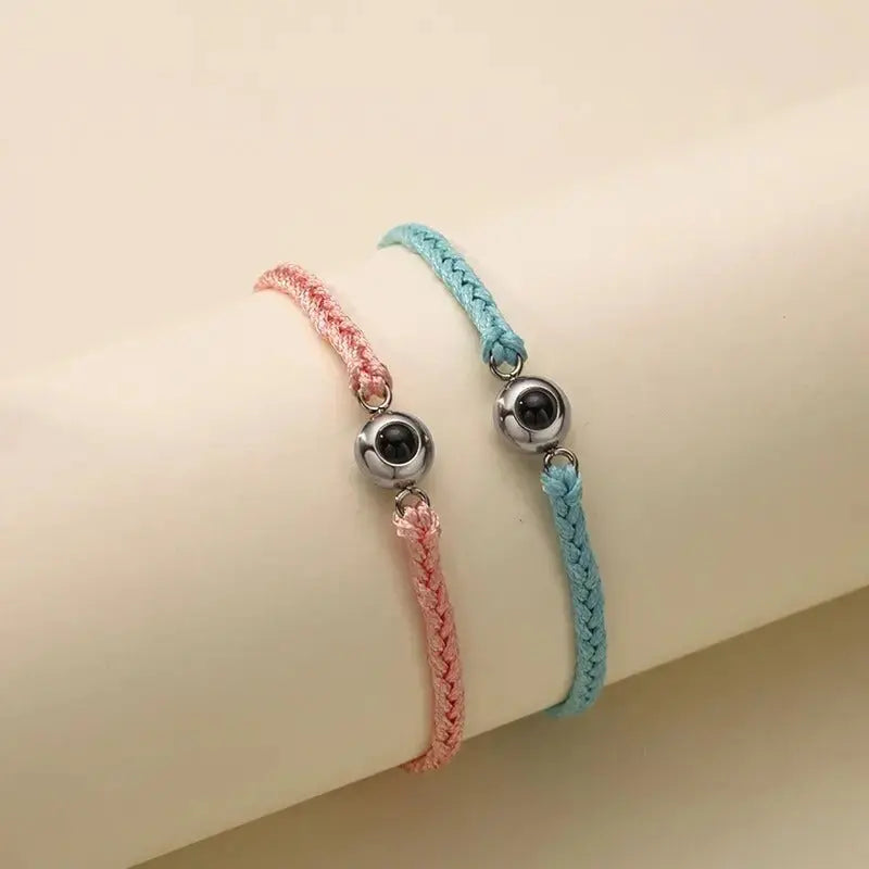 Stainless steel projected braided bracelet jewelry - FluxDigital