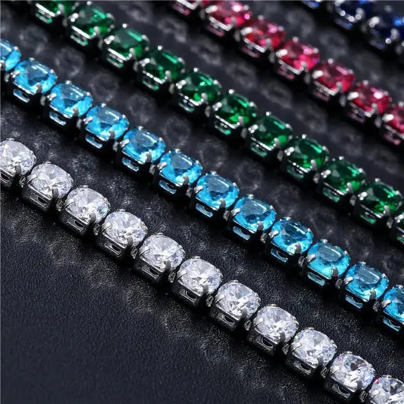 Men's Hip Hop Bracelet Jewelry Micro-set Zircon Bracelet Women - FluxDigital