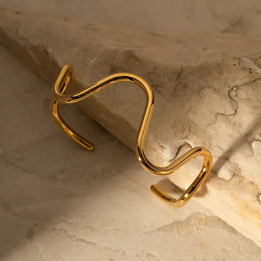 Women's Stainless Steel Fashion Jewelry Gold Plated Charm - FluxDigital