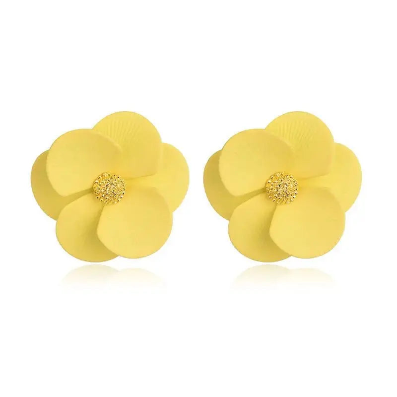 Fashion New Earrings Trendy Elegant Floral Flower Earrings Jewelry - FluxDigital