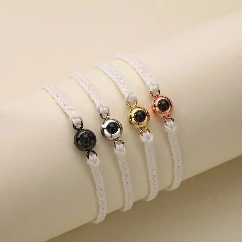 Stainless steel projected braided bracelet jewelry - FluxDigital