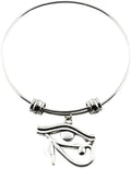 Eye of Horus Bracelet Bangle Charm Gift for Kids Women Men Girls and Boys Jewelry Egyptian Gifts Stuff Accessories Decor - FluxDigital