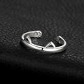 JewelryPalace Lovely Cat Ear Adjustable Open Ring Silver Rings for Women Jewelry Making Fashion Jewelry Gifts - FluxDigital