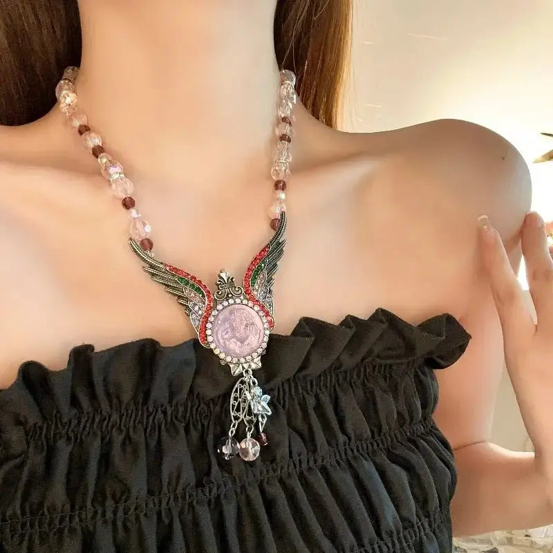 Angel Wings Jewelry Wings Magnetic Clavicle Chain - FluxDigital