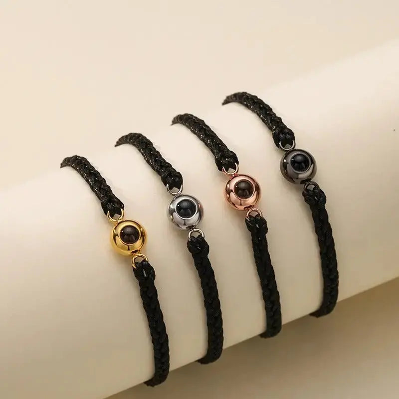 Stainless steel projected braided bracelet jewelry - FluxDigital