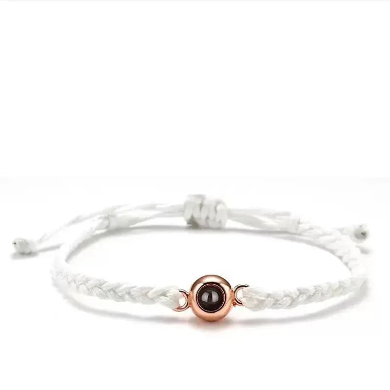 Stainless steel projected braided bracelet jewelry - FluxDigital