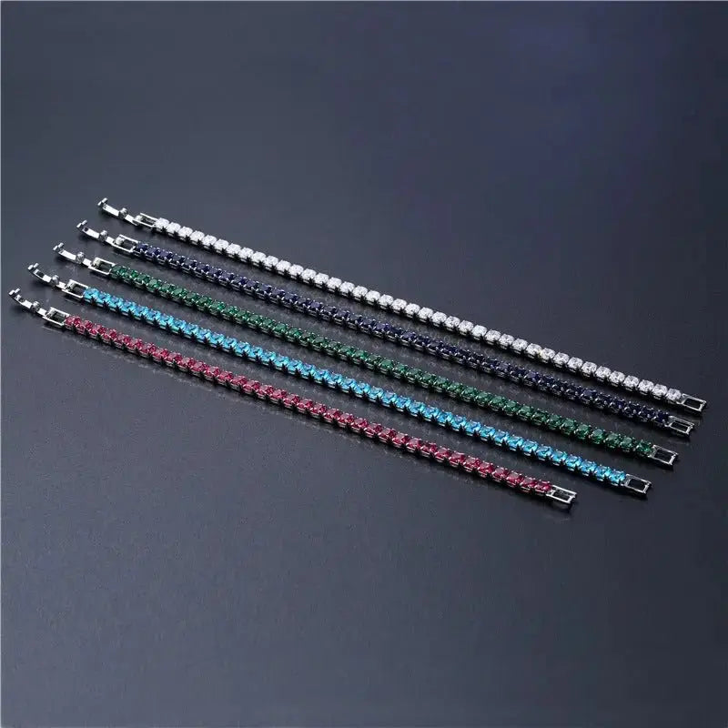 Men's Hip Hop Bracelet Jewelry Micro-set Zircon Bracelet Women - FluxDigital