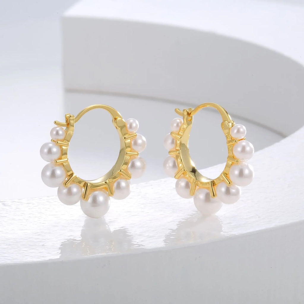 Fashion Pearl Earrings Jewelry - FluxDigital