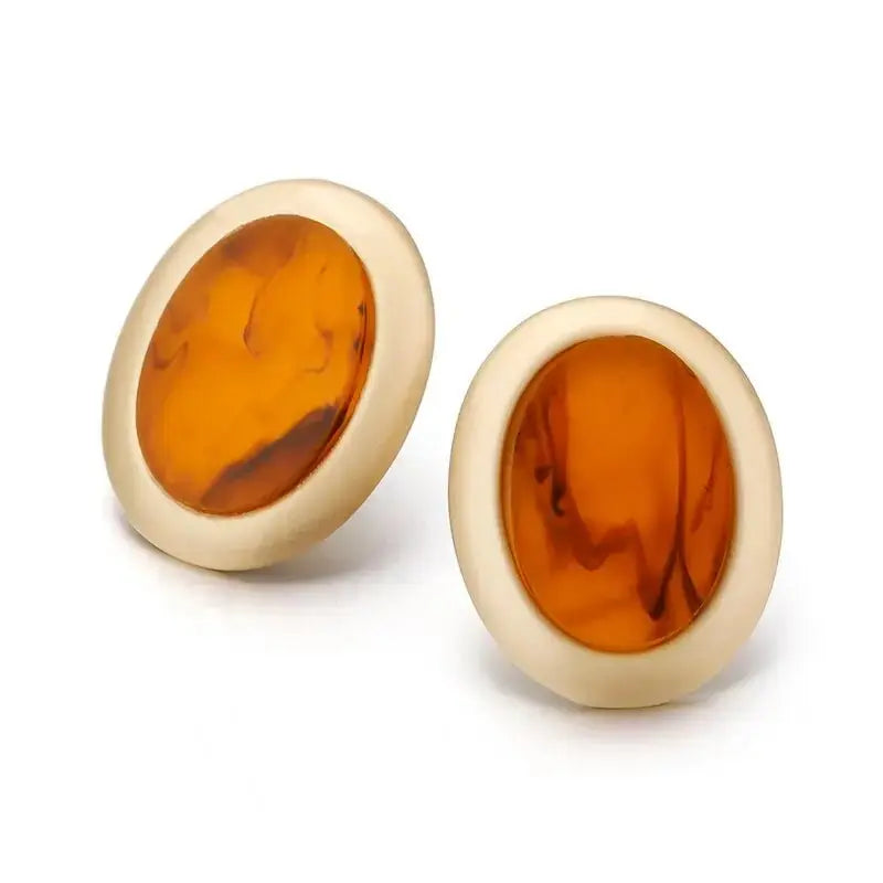 AENSOA Vintage Big Stud Earrings For Women boucle d'oreille Jewelry Classic Wholesale Retro Fashion Earring Jewelry brincos - FluxDigital