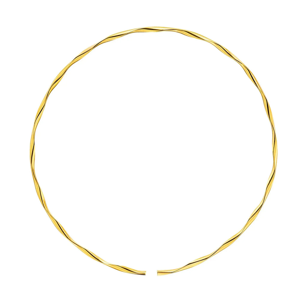 Necklaces Women's Collar Gold Fashion Personality Fried Dough Twists Jewelry - FluxDigital