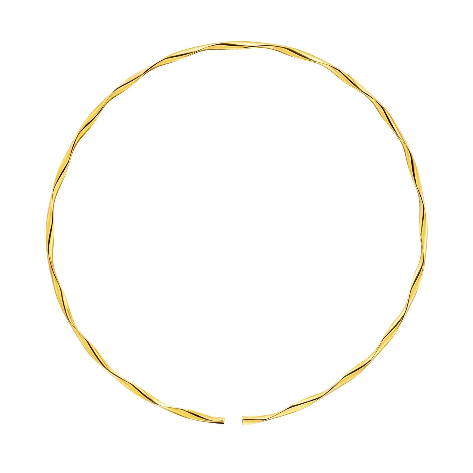 Necklaces Women's Collar Gold Fashion Personality Fried Dough Twists Jewelry - FluxDigital
