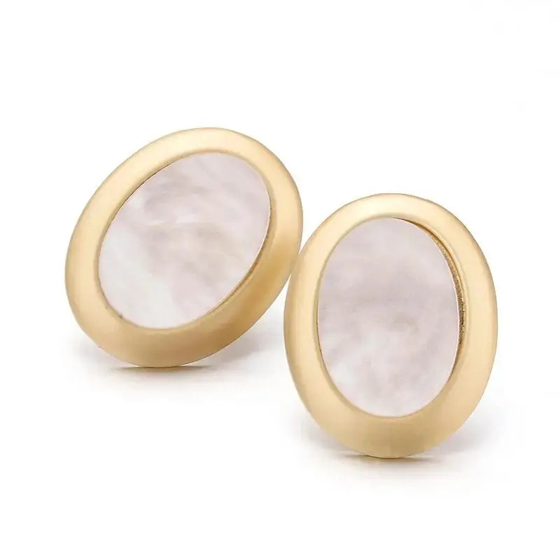 AENSOA Vintage Big Stud Earrings For Women boucle d'oreille Jewelry Classic Wholesale Retro Fashion Earring Jewelry brincos - FluxDigital