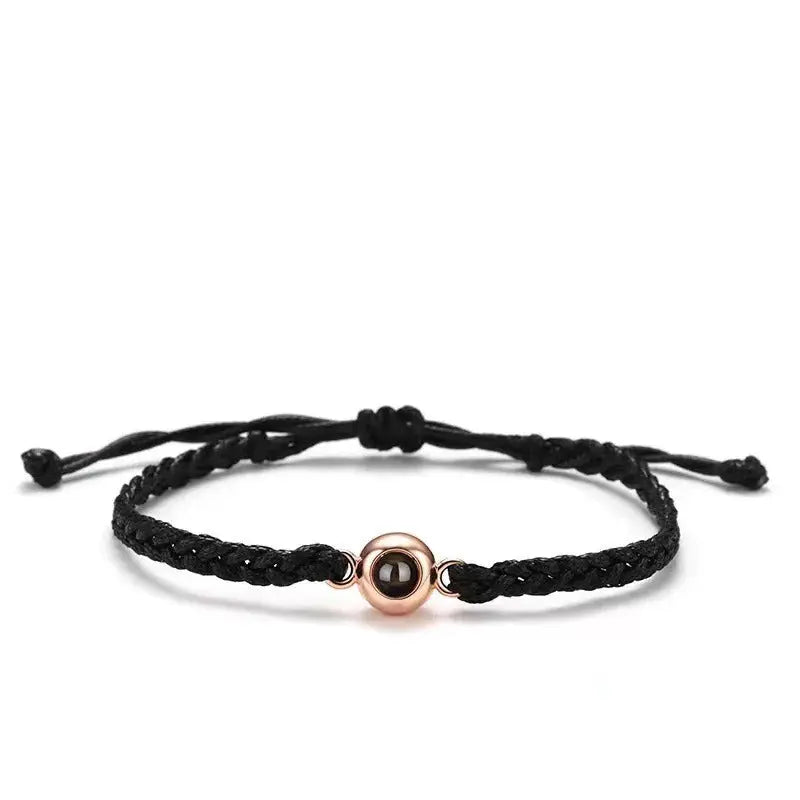Stainless steel projected braided bracelet jewelry - FluxDigital