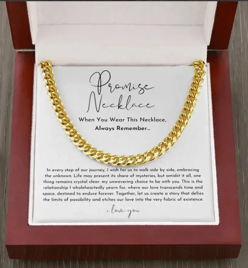 Cuban Chain Jewelry Men's Necklace Gift Set - FluxDigital