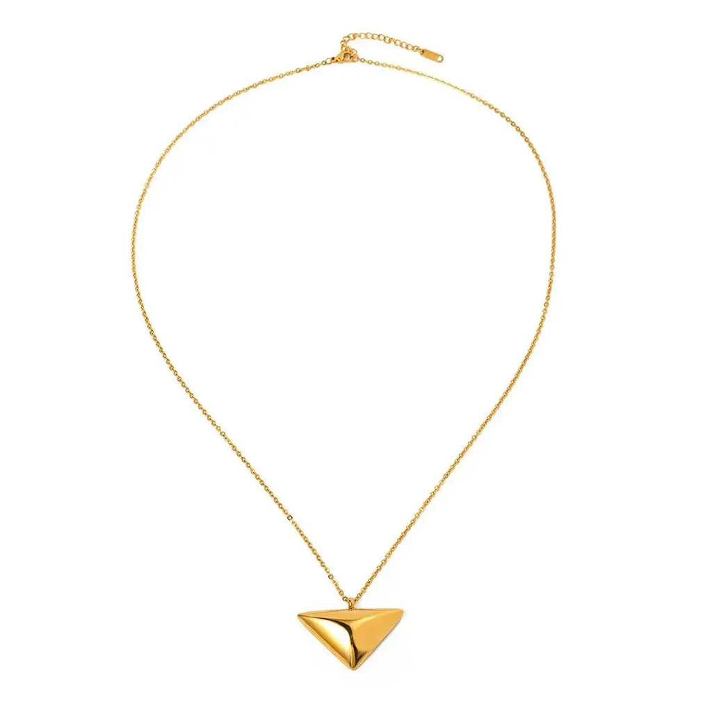 Triangle pendant necklace jewelry simple design jewelry - FluxDigital
