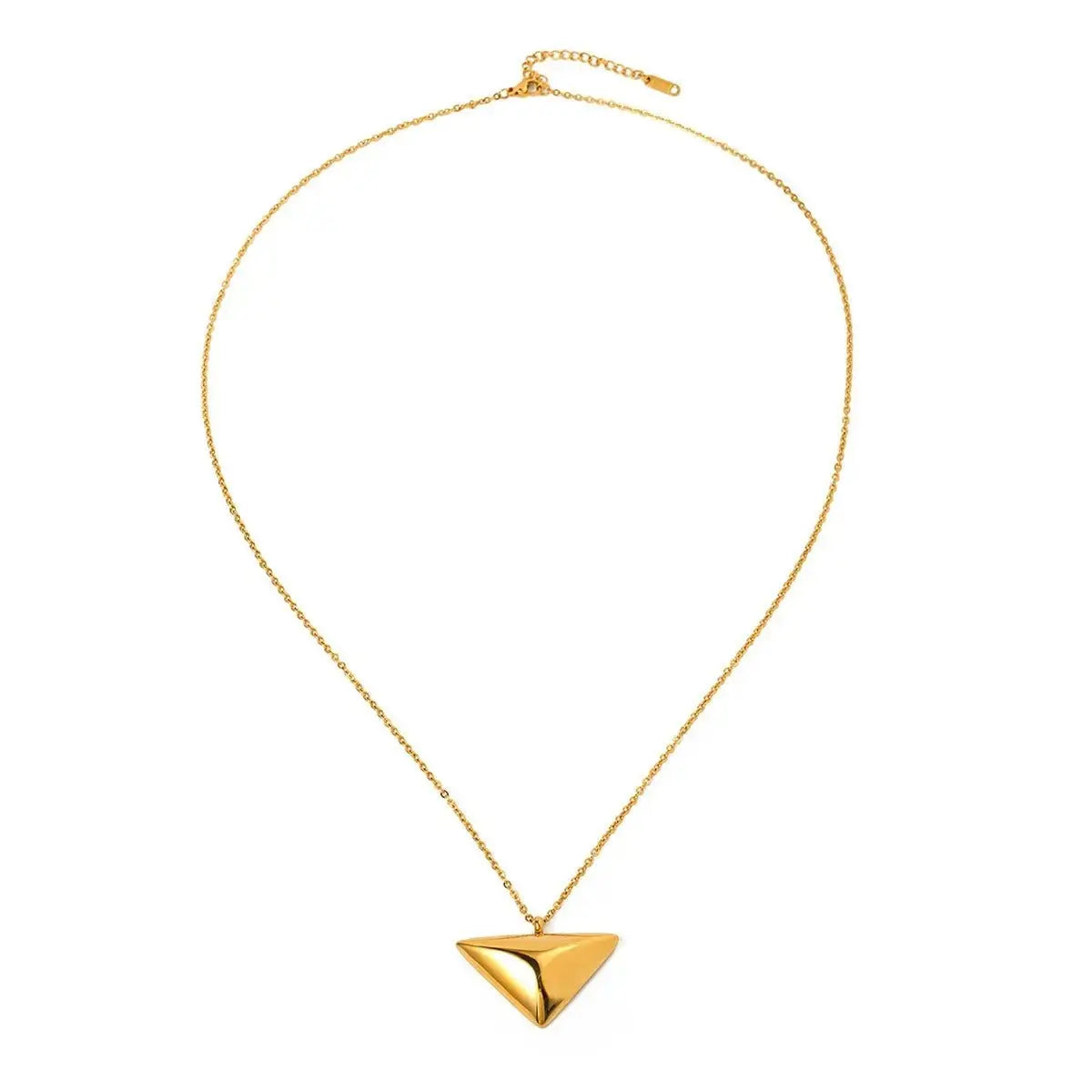 Triangle pendant necklace jewelry simple design jewelry - FluxDigital