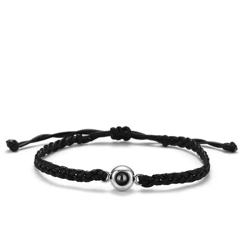 Stainless steel projected braided bracelet jewelry - FluxDigital