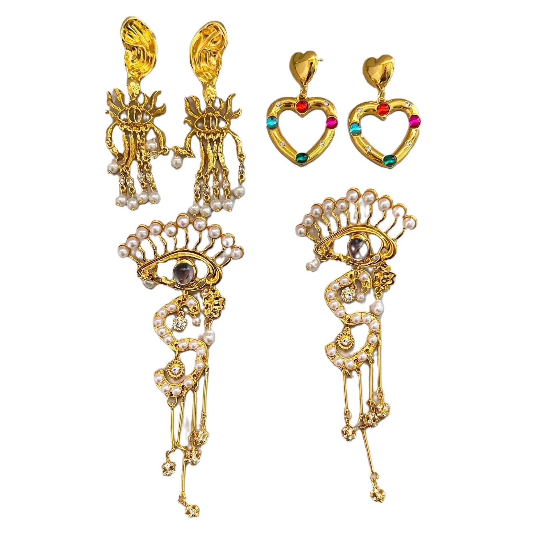 Pearl Tassel for Women Jewelry Brass New European And American Trendy - FluxDigital