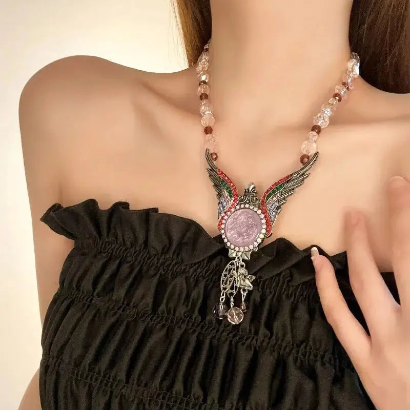 Angel Wings Jewelry Wings Magnetic Clavicle Chain - FluxDigital