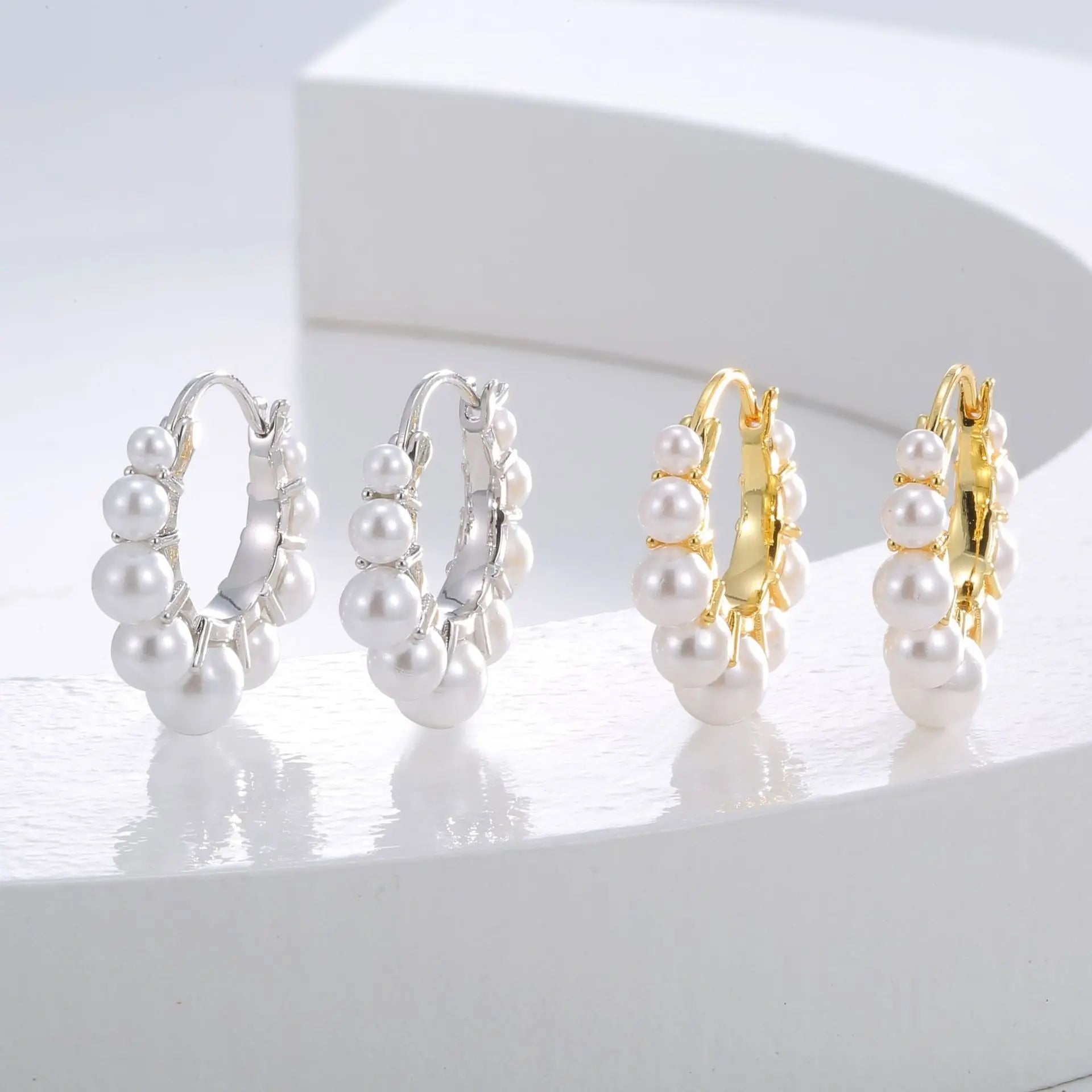 Fashion Pearl Earrings Jewelry - FluxDigital