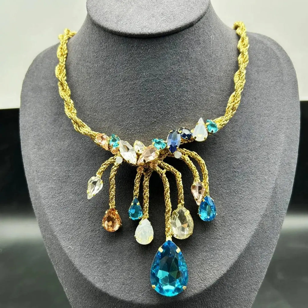 Authentic gold inlaid necklace bracelet handmade jewelry high-end - FluxDigital